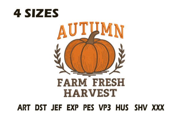 Review: Autumn Farm Fresh Harvest Embroidery Des