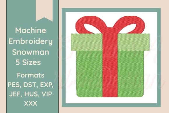 Review: Christmas Gift Embroidery Design for Boutique Apparel