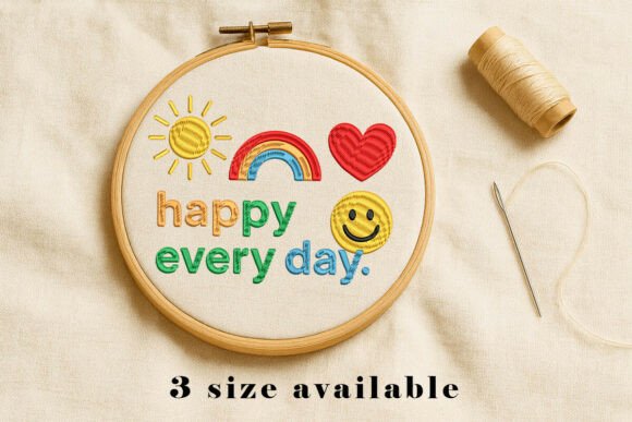 Review: Happy Every Day Embroidery File for Holiday Sales