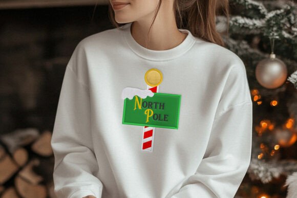 Review: North Pole Sign Applique Embroidery for Boutiques