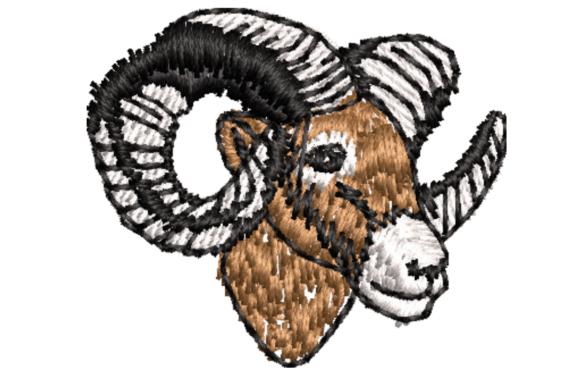 Review: Ram Head Embroidery Design for Real Projects
