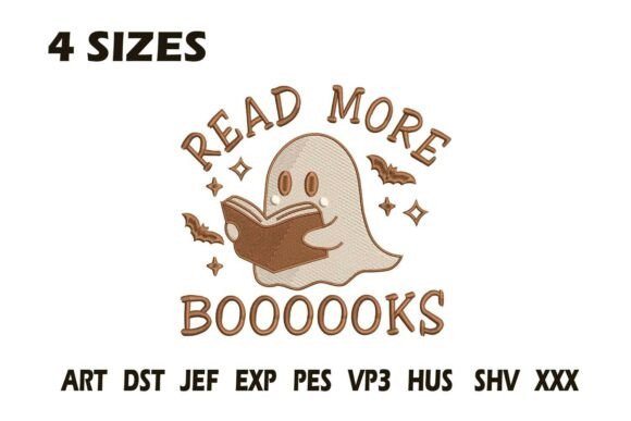 Review: Read More Booooks Embroidery Design