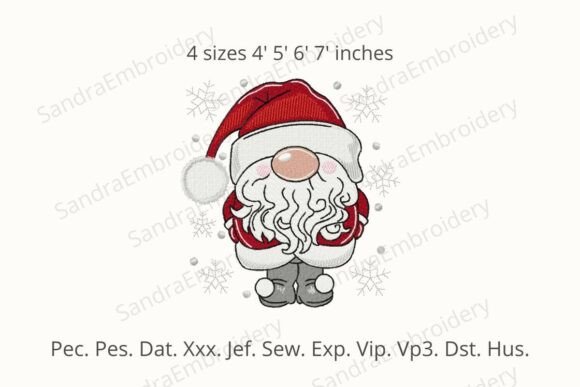 Review: Santa Christmas Gnome Embroidery Design