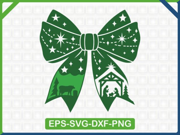 Reviewing Christmas Bow Nativity Embroidery for Merch