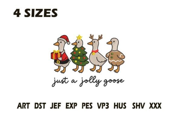 Reviewing Just a Jolly Goose Christmas Embroidery