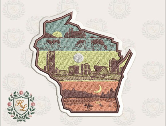 Reviewing Layers of Wisconsin Embroidery Files