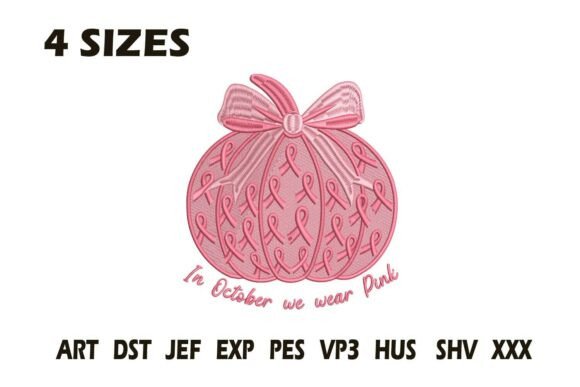 Reviewing Pink Ribbon Pumpkin Embroidery for Gifts
