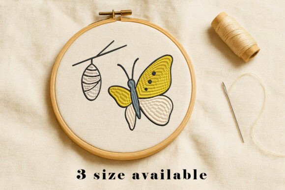 Reviewing the Butterfly Cocoon Embroidery Design