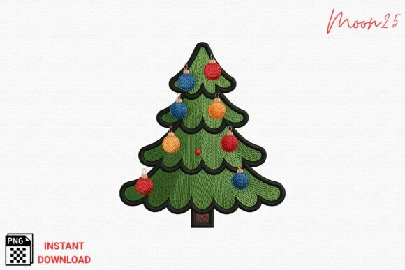 Reviewing the Christmas Tree Ornament Embroidery PNG