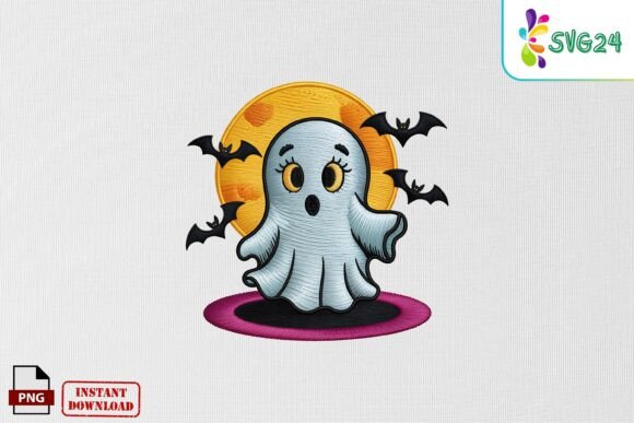 Reviewing the Cute Halloween Ghost Embroidery PNG