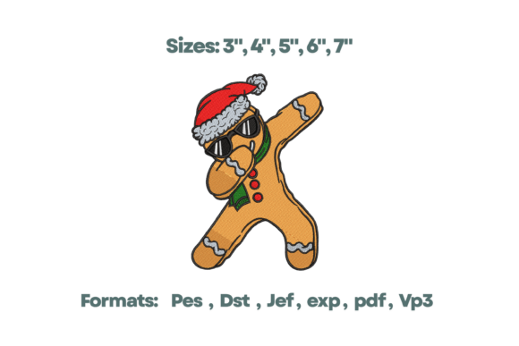 Reviewing the Dabbing Gingerbread Embroidery for Business