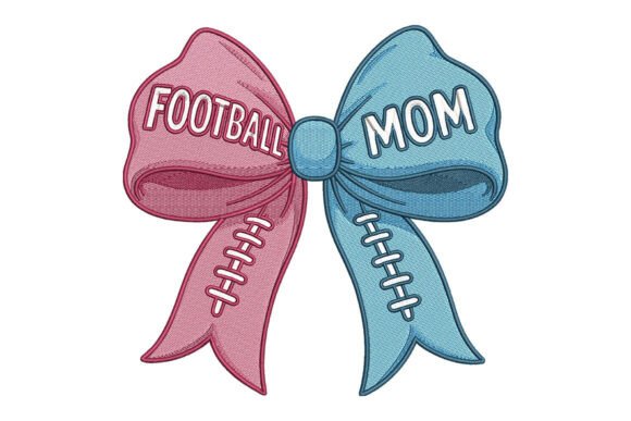 Reviewing the Football Mom Bow Embroidery Design